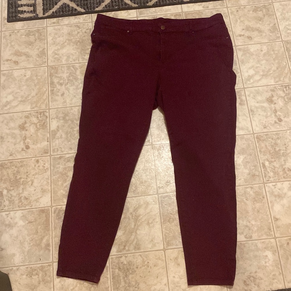 Maurices Size 22W Colored Jeggings